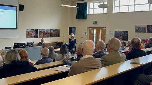 Roz at the flood summit